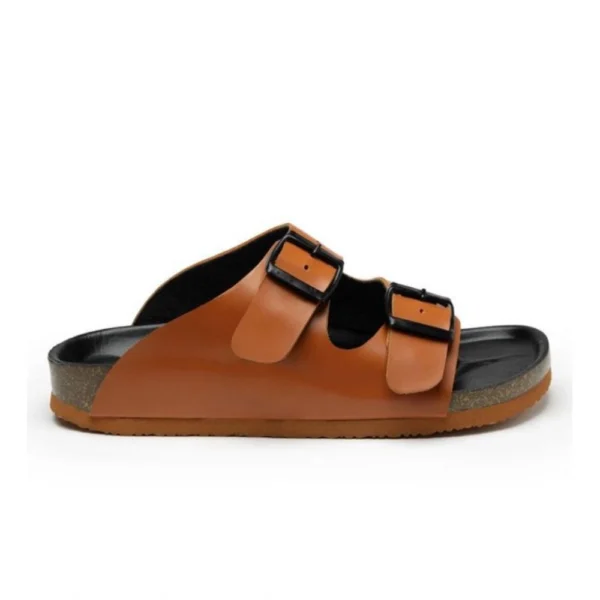 Generic Unisex Cork Fashionable, Comfortable And Trendy Cork Sandals (Tan) - Image 5