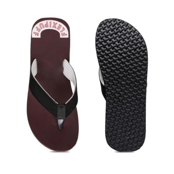 Unisex Rubber Comfortable Orthopedic Doctor Slipper and Flip Flops (Maroon) - Image 3