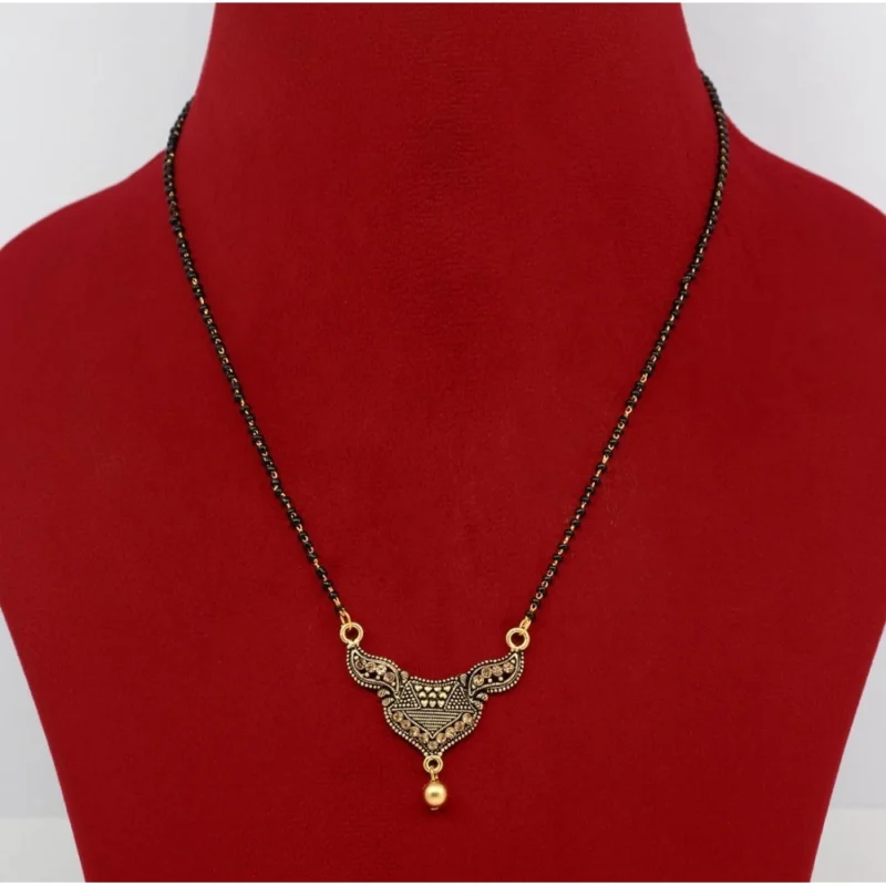 Alternative view of Women's Gold Color 5 Piece Of Mangalsutra Combo