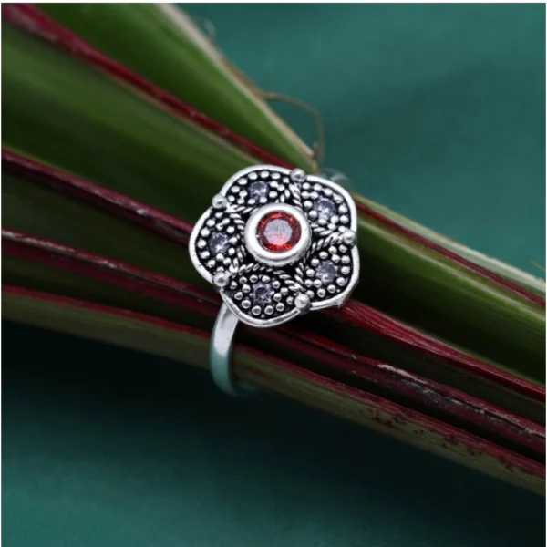 Women's Multi Color Assorted Design Adjustable Toe Rings Combo Of 2 Pairs - Image 2