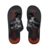 Unisex Rubber Comfortable Orthopedic Doctor Slipper and Flip Flops (Black)