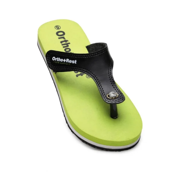 Unisex Rubber Comfortable Orthopedic Doctor Slipper and Flip Flops (Green) - Image 5