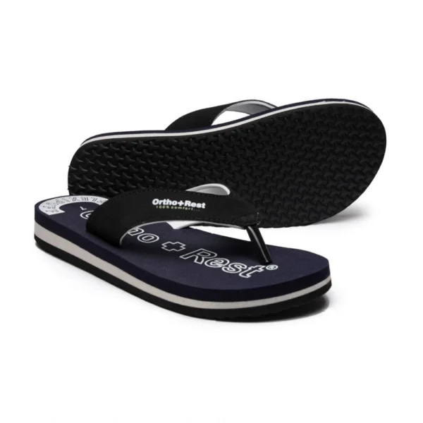Unisex Rubber Comfortable Orthopedic Doctor Slipper and Flip Flops (Blue) - Image 3