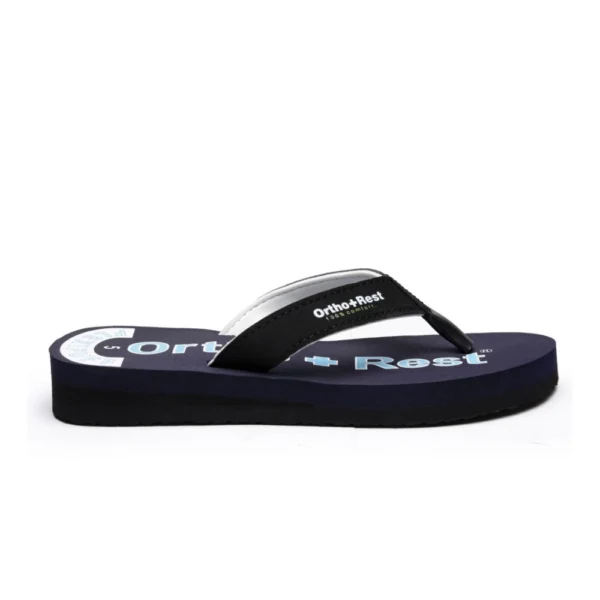 Unisex Rubber Comfortable Orthopedic Doctor Slipper and Flip Flops (Blue) - Image 2