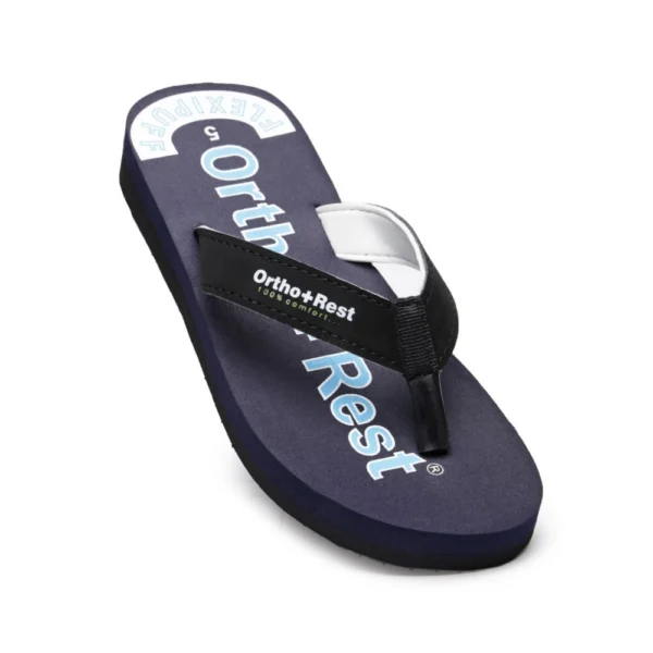 Unisex Rubber Comfortable Orthopedic Doctor Slipper and Flip Flops (Blue) - Image 5