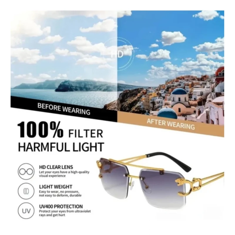 Alternative view of Classic Unisex UV400 Protection Sunglasses (MultiColor)