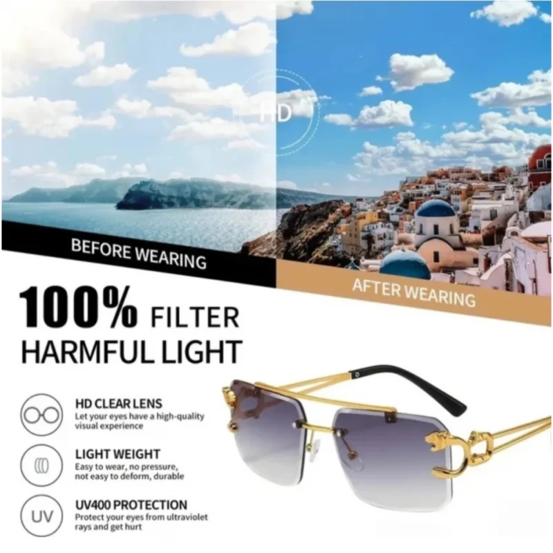 Alternative view of Classic Unisex UV400 Protection Sunglasses (MultiColor)