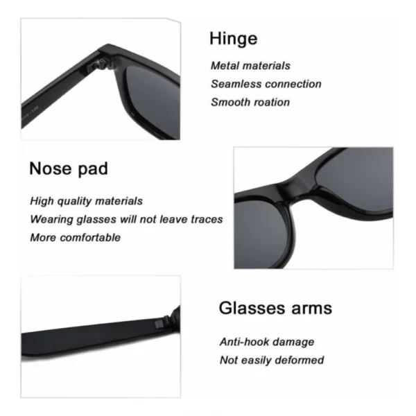 Pack Of 2 Classic Unisex UV400 Protection Sunglasses (MultiColor) - Image 4