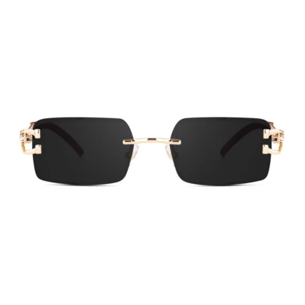 Classic Unisex UV400 Protection Sunglasses (Black) - Image 4