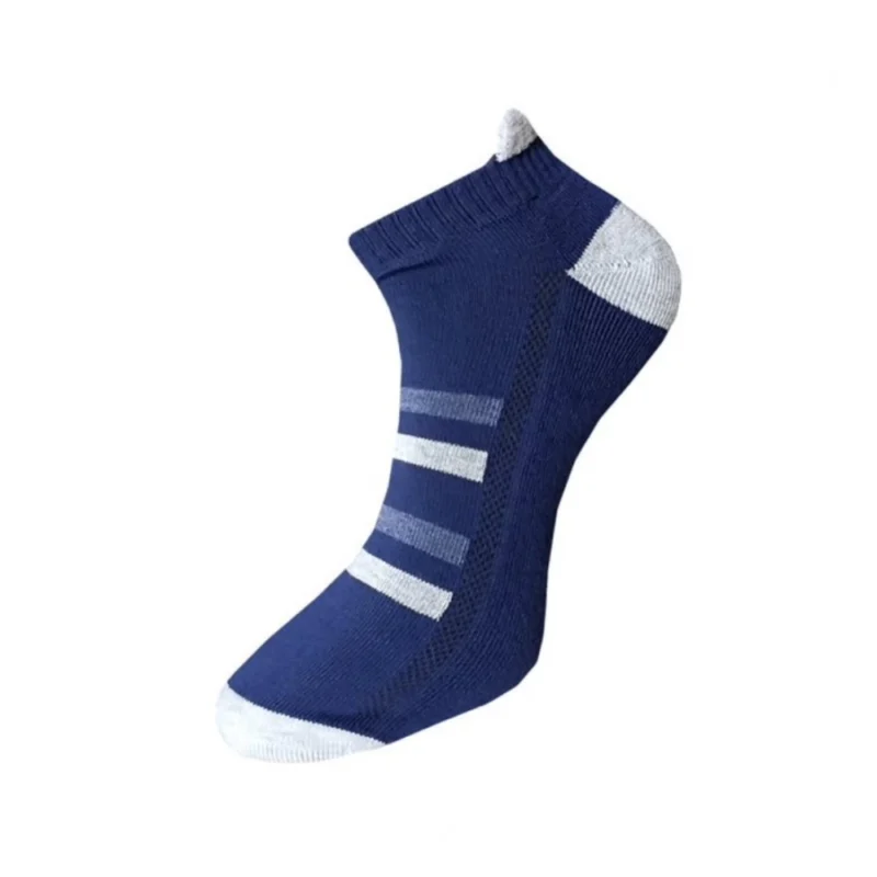 Alternative view of 3_Pair Set Unisex Casual Cotton Printed Ankle Length Socks (Multicolor)