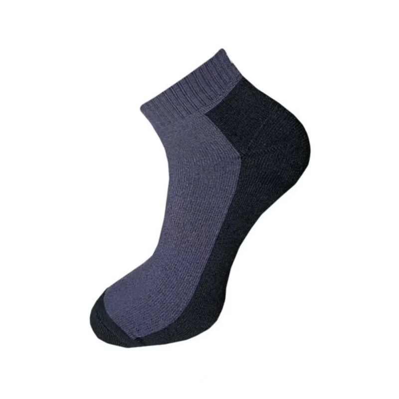 Alternative view of 3_Pair Set Unisex Casual Cotton Solid Ankle Length Socks (Multicolor)