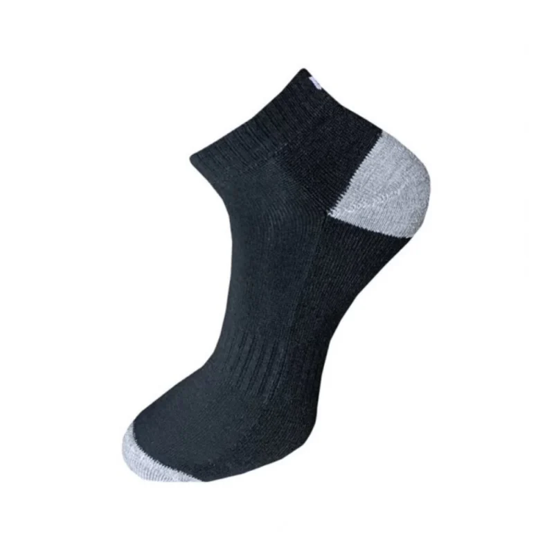Alternative view of 3_Pair Set Unisex Casual Cotton Solid Ankle Length Socks (Multicolor)