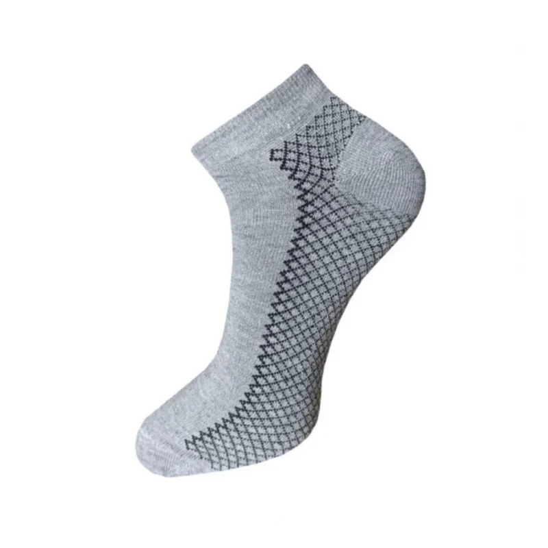 Alternative view of 3_Pair Set Unisex Casual Cotton Printed Ankle Length Socks (Multicolor)