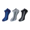 3_Pair Set Unisex Casual Cotton Printed Ankle Length Socks (Multicolor)