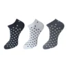 3_Pair Set Unisex Casual Cotton Printed Ankle Length Socks (Multicolor)
