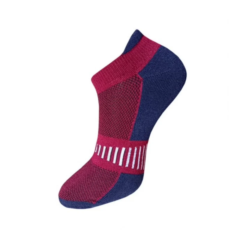 Alternative view of 3_Pair Set Unisex Casual Cotton Striped Ankle Length Socks (Multicolor)
