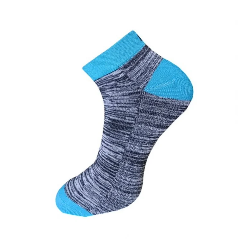 Alternative view of 3_Pair Set Unisex Casual Cotton Ribbed Ankle Length Socks (Multicolor)