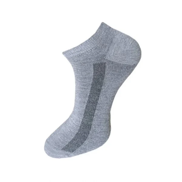 3_Pair Set Unisex Casual Cotton Solid Ankle Length Socks (Multicolor) - Image 3