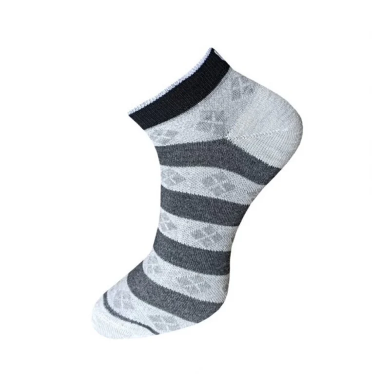 Alternative view of 3_Pair Set Unisex Casual Cotton Printed Ankle Length Socks (Multicolor)