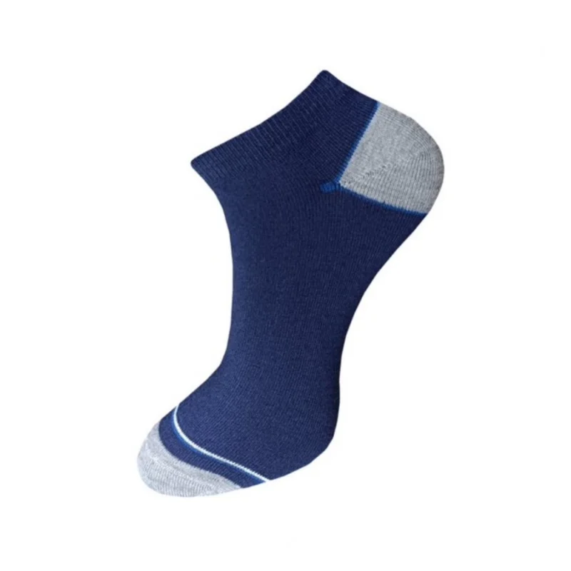 Alternative view of 3_Pair Set Unisex Casual Cotton Solid Ankle Length Socks (Multicolor)