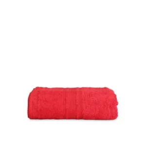 Cotton Striped Bath Towels (Red, Size:?35x71 In)