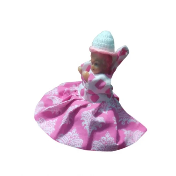 Laddu Gopal Cottn Dress Size: 0 To 6 (Pink) - Image 2