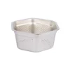 Steel Washing Stainless Steel Colander Basin (Silver)