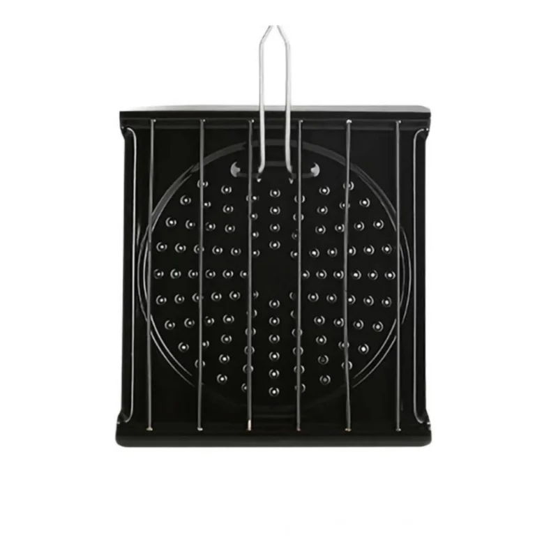 Alternative view of Steel Toaster Grill with Foldable Handle Easy to Stainless Steel (Black)