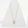 Women's Stainless Steel Heart Shape Golden Delicate Pendent Chain (Gold Plated)