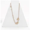 Women's Stainless Steel Butterfly Pendent Delicate Chain (Gold Plated)