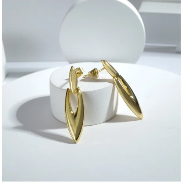 Stainless Steel Unisex Gold Freesize Loose Bracelet (Gold Plated) - Image 2