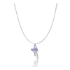 Women's Stainless Steel Butterfly Dailywear Pendent Delicate Chain (Silver Plated)