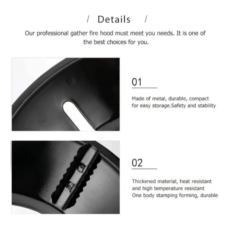 Metal Gas Saver Burner Stand Pack of 1 (Black) - Image 3
