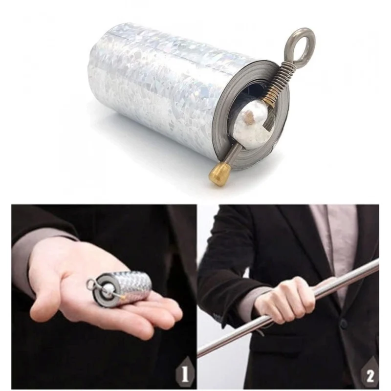 Alternative view of Metal Rod Magic Stick Silver Appearing Cane Metal Steel Stick (Silver)