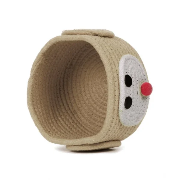 Cotton Pen Holder Inch Pack of 1 Storage Basket For Clothes (Beige) - Image 2