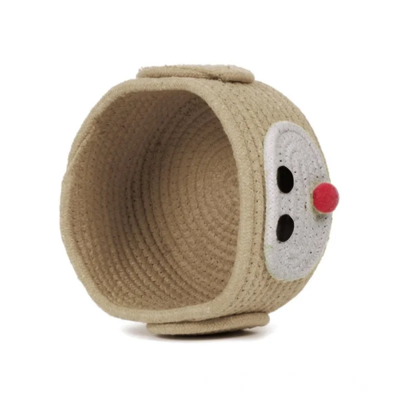 Alternative view of Cotton Pen Holder Inch Pack of 1 Storage Basket For Clothes (Beige)