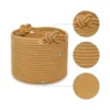 Cotton Brown Basket Inch Pack of 1 Storage Basket For Clothes (Brown)