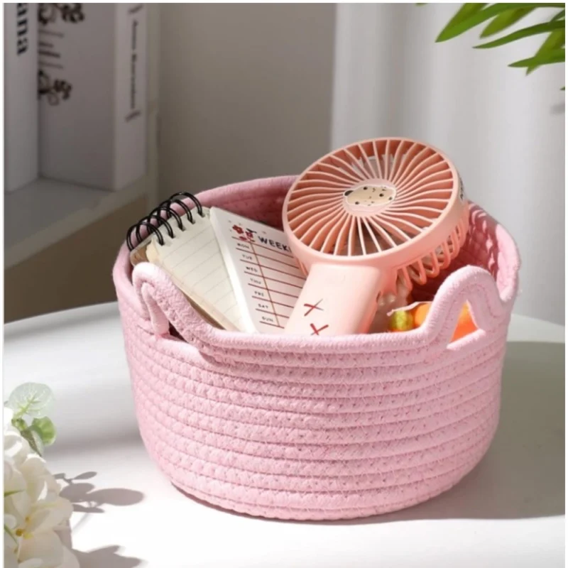 Alternative view of Cotton Cat Basket Inch Pack of 1 Storage Basket For Clothes (Pink)