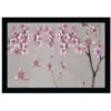 Flower Painting Vinyl Sparkle Coated with Synthetic Photo Frame (Multicolor)