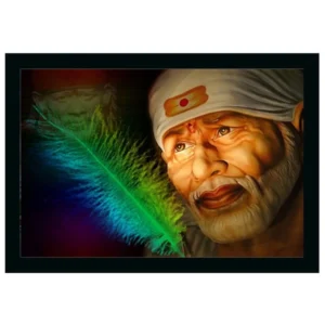 Saibaba Photo Frame (Multicolor)
