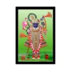 Shrinathji Painting with Synthetic Photo Frame (Multicolor)