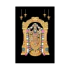 Tirupati Balaji Painting with Synthetic Photo Frame (Multicolor)