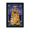Ayodhya ram lalla Painting with Synthetic Photo Frame (Multicolor)