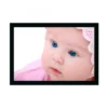 Baby Photo Painting with Synthetic Photo Frame (Multicolor)