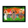 Shrinathji Painting with Synthetic Photo Frame (Multicolor)