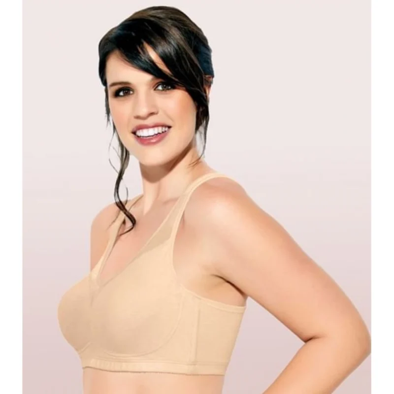 Alternative view of Enamor A112 Women's Cotton Full Support Bra (PaleSkin)