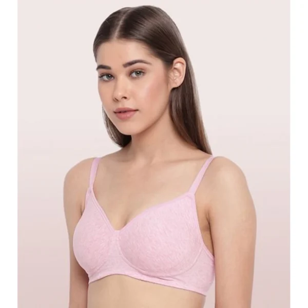 Enamor A042 Women's Cotton Everyday Non Padded And Wirefree Bra (OrchdMelange) - Image 4