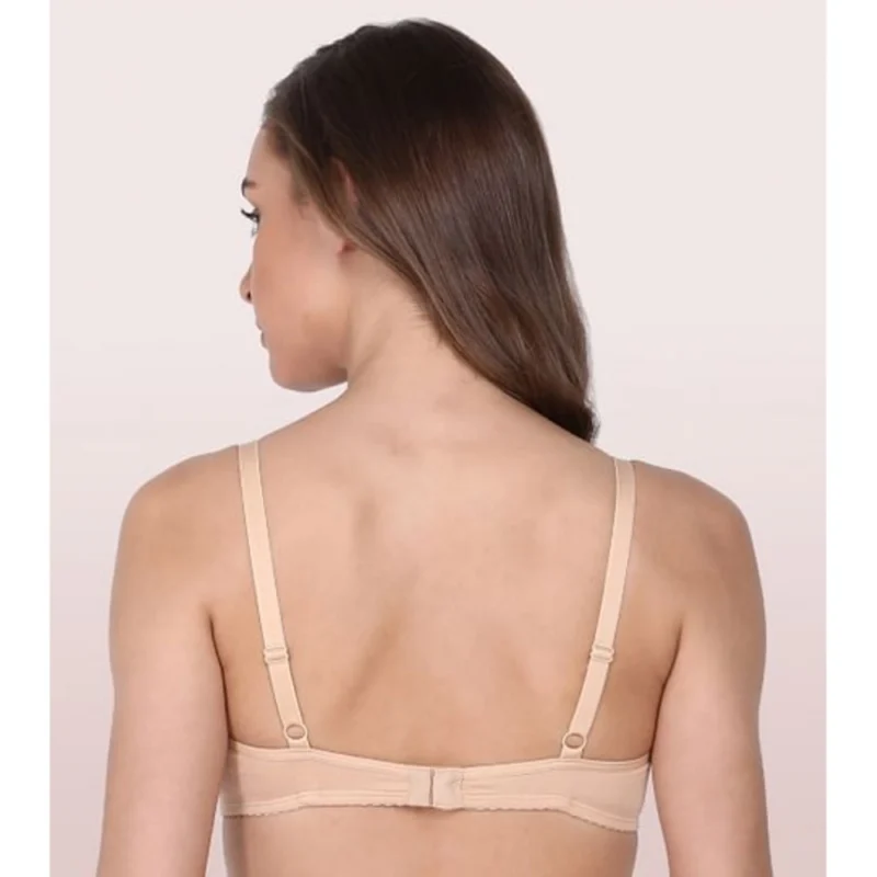 Alternative view of Enamor A039 Women's Cotton Non-Wired & Medium Coverage T-Shirt Bra (Skin)