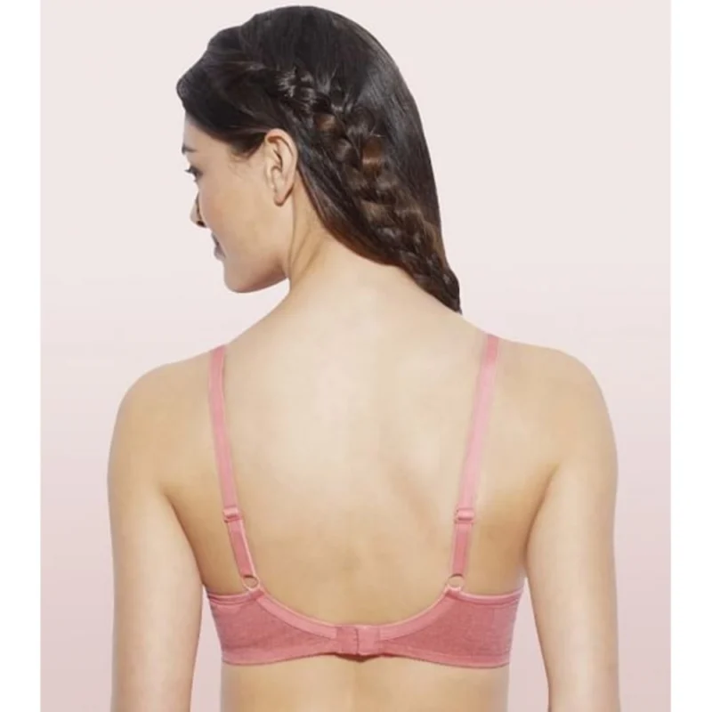 Alternative view of Enamor A042 Women's Cotton Everyday Non Padded And Wirefree Bra (Tomato-Melange)