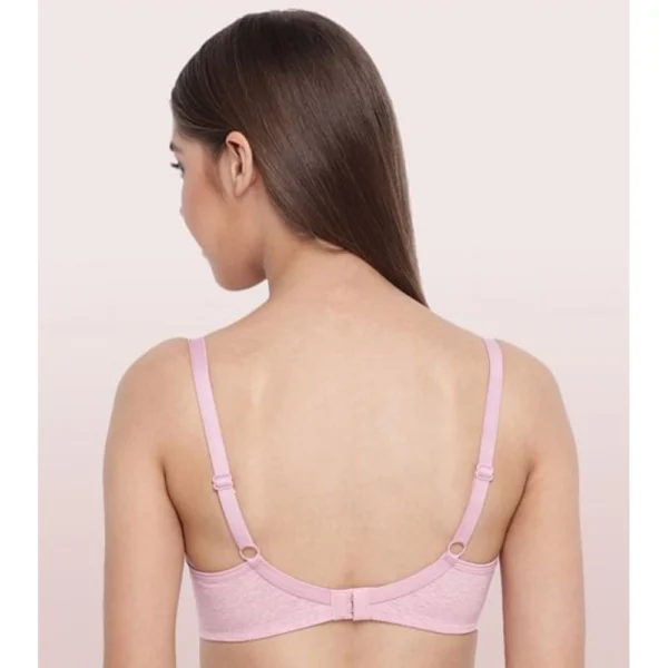 Enamor A042 Women's Cotton Everyday Non Padded And Wirefree Bra (OrchdMelange) - Image 2